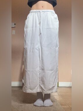 Vintage Classic White Maxi Skirt